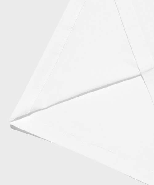 스몰 스크립트 로고 코튼 반팔 티셔츠 White