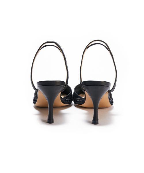 Mesh Slingback [Black]