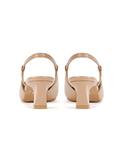 Square Slingback [Skin Beige]