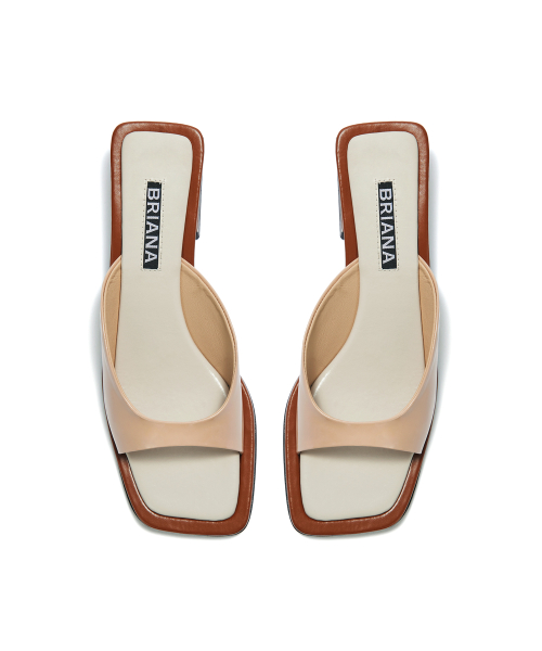 Emma Mule [Cream+Brown]