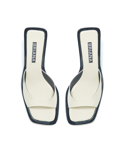 Emma Mule [Cream+Black]
