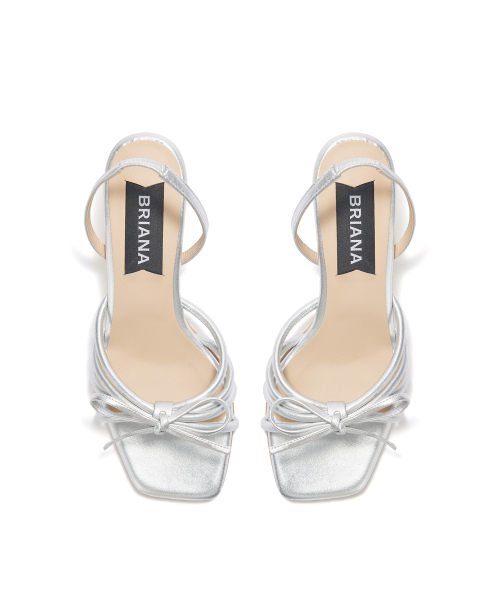 Ribbon Strap Sandals [실버]