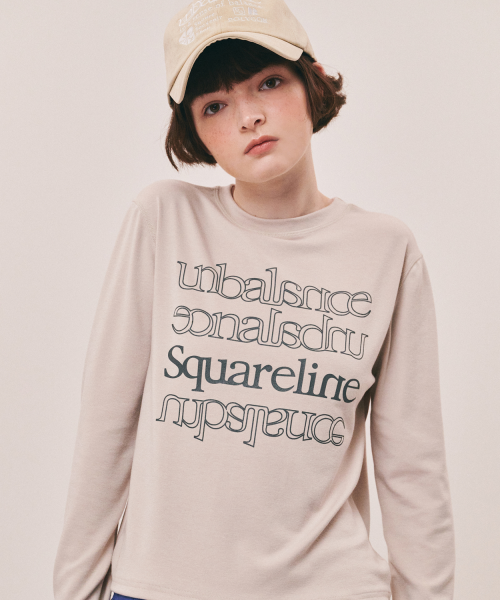 Unbalance Long Sleeves_Beige