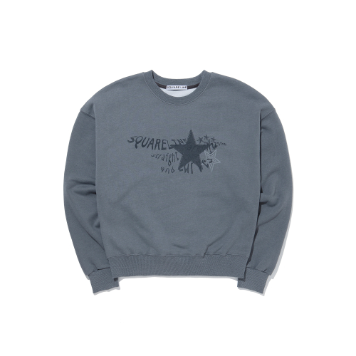 Letter Star Sweatshirts - 3color