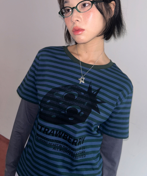 Ash Strawberry Layered LS-T [Green]