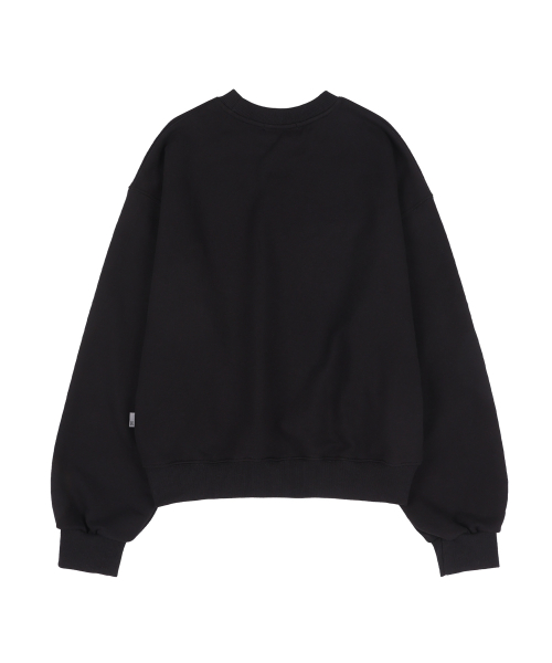 CRIMSON HEART SWEATSHIRT (BLACK)_F24ZB055
