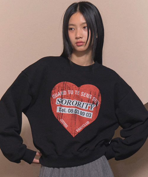 CRIMSON HEART SWEATSHIRT (BLACK)_F24ZB055