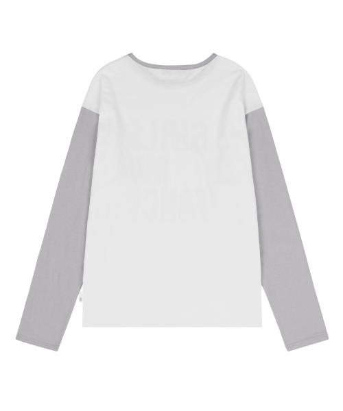 GIRLS MY FANCY LONG SLEEVE (GRAY)_F24ZB068