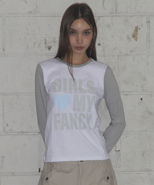 GIRLS MY FANCY LONG SLEEVE (GRAY)_F24ZB068