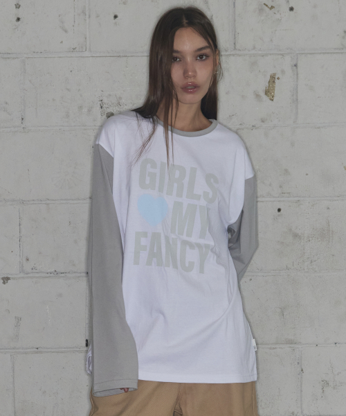 GIRLS MY FANCY LONG SLEEVE (GRAY)_F24ZB068