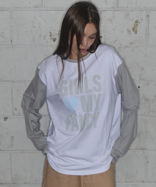 GIRLS MY FANCY LONG SLEEVE (GRAY)_F24ZB068