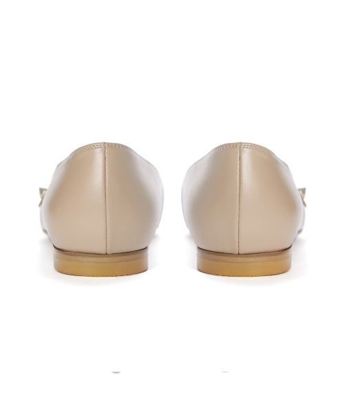 Pearl Stiletto Flat [Skin Beige]