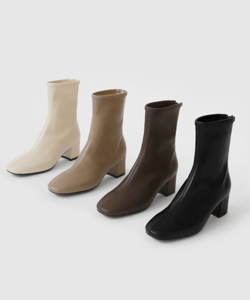 Anev Sock Ankle Boots (5cm)
