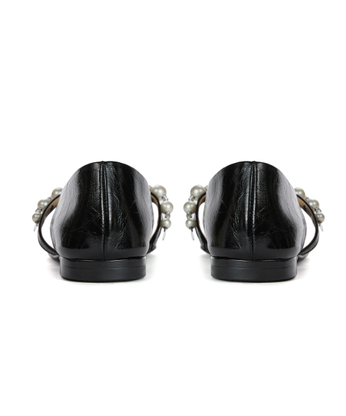 My Pearl Flat Shoes [Black]