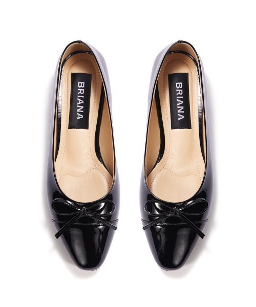 The Ribbon Flat [Black Patent]
