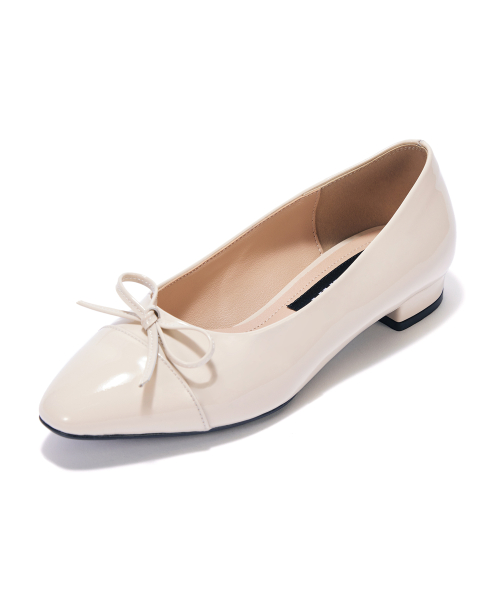 The Ribbon Flat [Cream Patent]