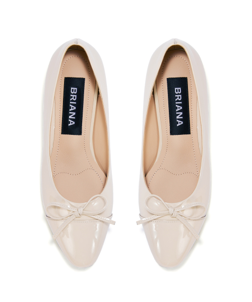 The Ribbon Flat [Cream Patent]