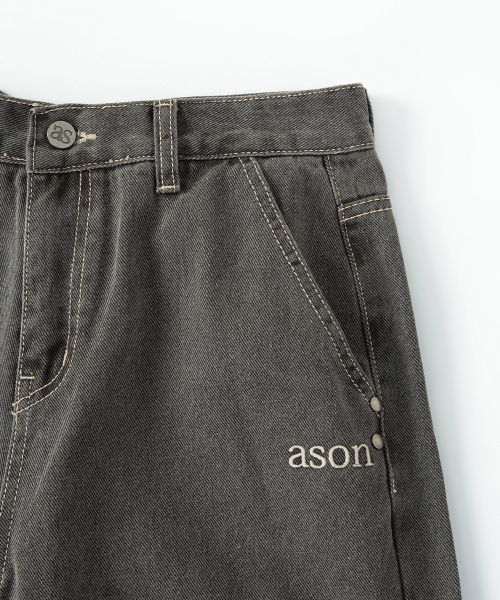 SMOG WIDE PANTS / GRAY