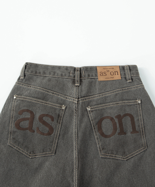 SMOG WIDE PANTS / GRAY
