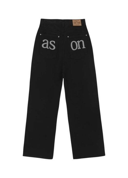 SMOG WIDE PANTS / BLACK