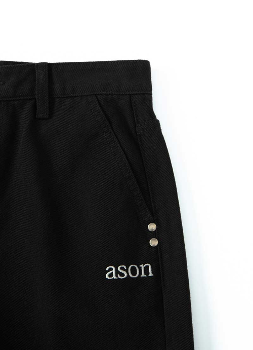 SMOG WIDE PANTS / BLACK