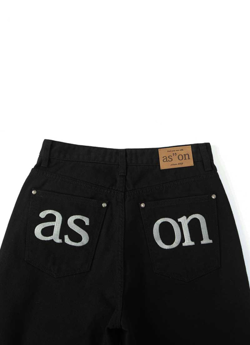 SMOG WIDE PANTS / BLACK