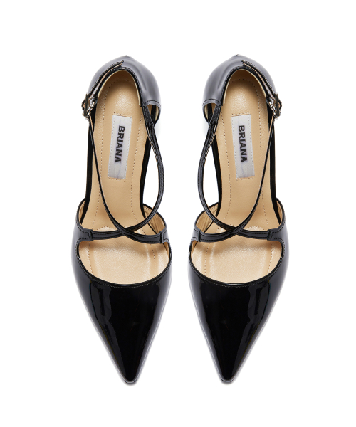 Audrey X-Stiletto [Black Patent]