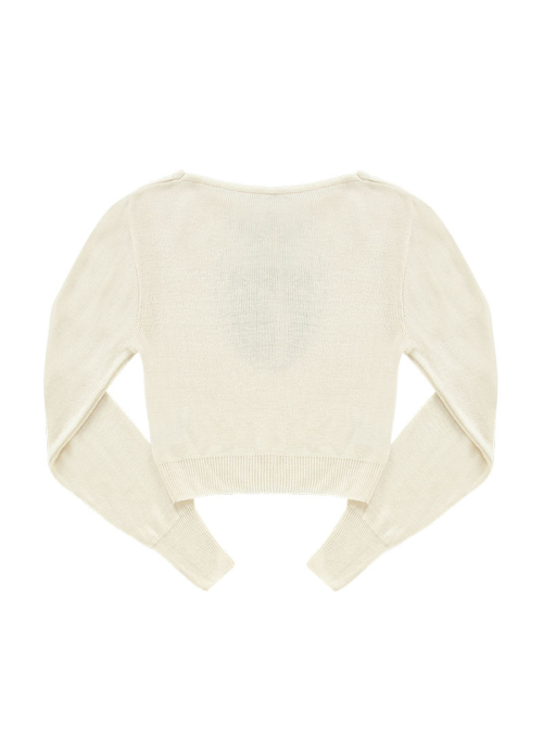 BOAT NECK KNIT / IVORY