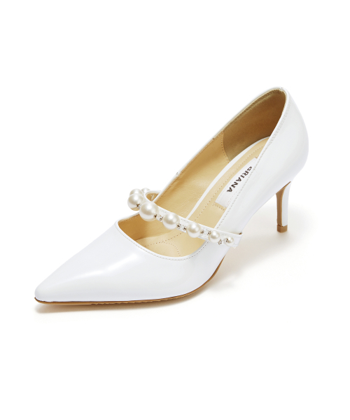 My Pearl Stiletto [White Patent]