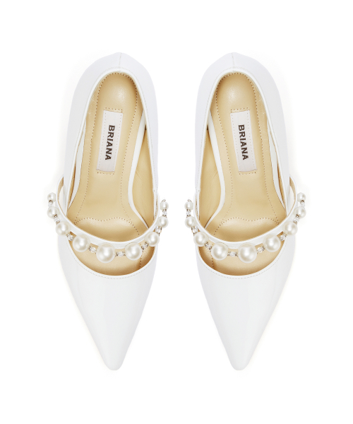 My Pearl Stiletto [White Patent]