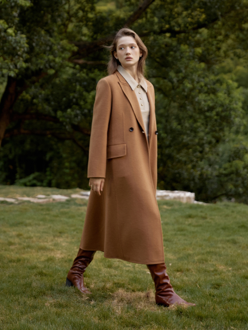 BRUNI premium cash wool handmade coat