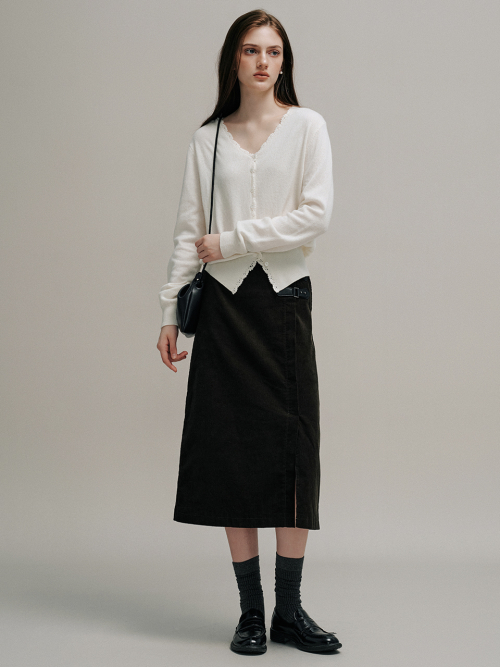 VERITE corduroy skirt_2colors