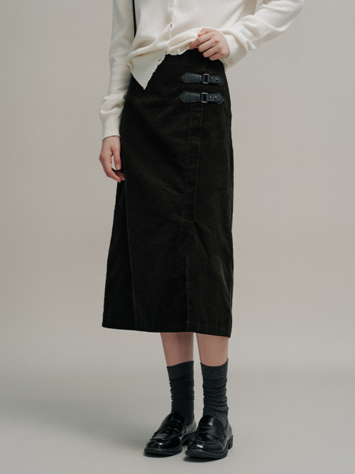 VERITE corduroy skirt_2colors