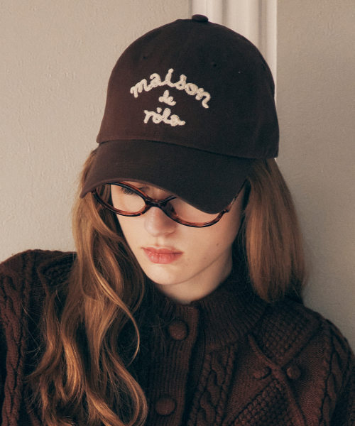 MAISON DE ROLA BALL CAP BROWN