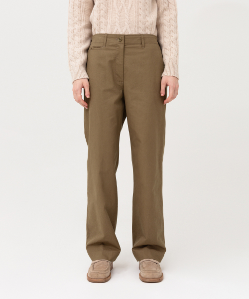 W Essential Chino Pants, Mocha