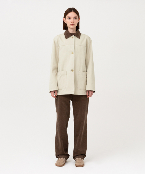 W Work Jacket, Ecru