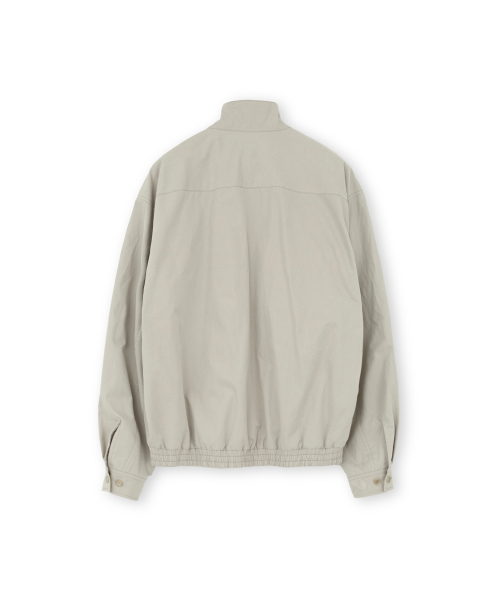Stand Collar Blouson, Stone