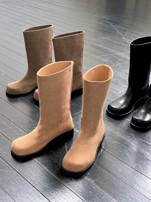 Bereka leather middle boots
