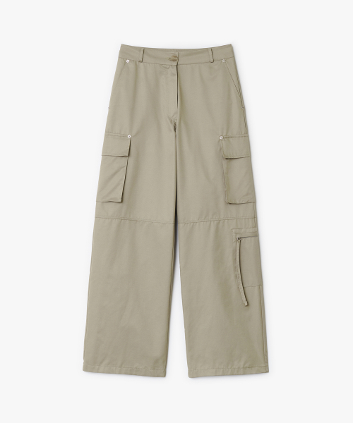 Rivet Cargo Pants, BEIGE