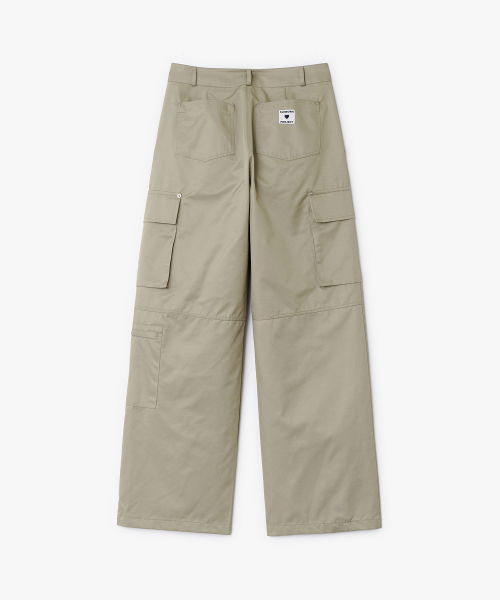 Rivet Cargo Pants, BEIGE