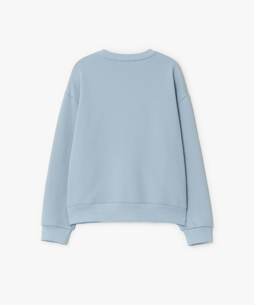 Sunburn Logo Patch Sweatshirt, SKYBLUE