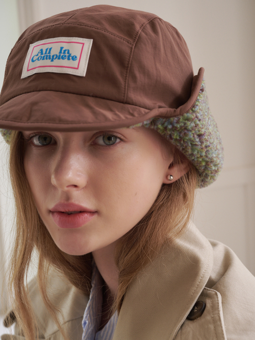 Sprinkle Teddy Reversible Trooper Hat (Brown)