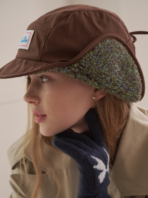 Sprinkle Teddy Reversible Trooper Hat (Brown)
