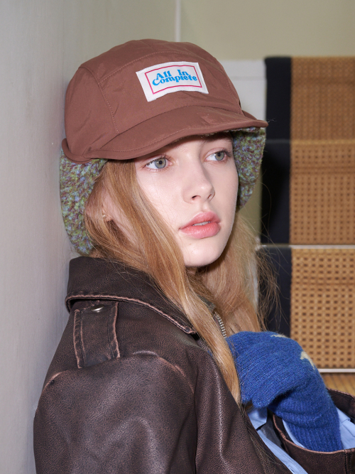 Sprinkle Teddy Reversible Trooper Hat (Brown)