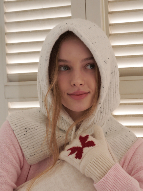 Double String Dot Balaclava (White)