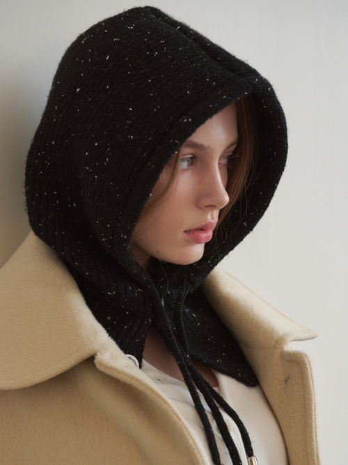 Double String Dot Balaclava (Black)