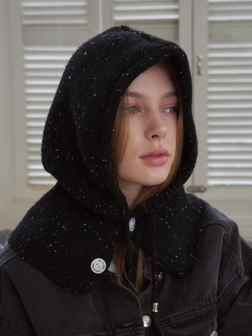 Double String Dot Balaclava (Black)