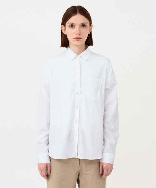 W Essential Shirt, White