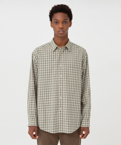 Steady Shirt, Beige Check