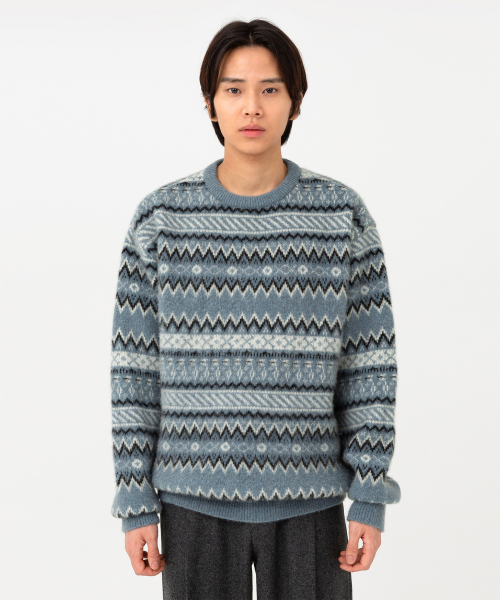 Fair Isle Sweater, Blue